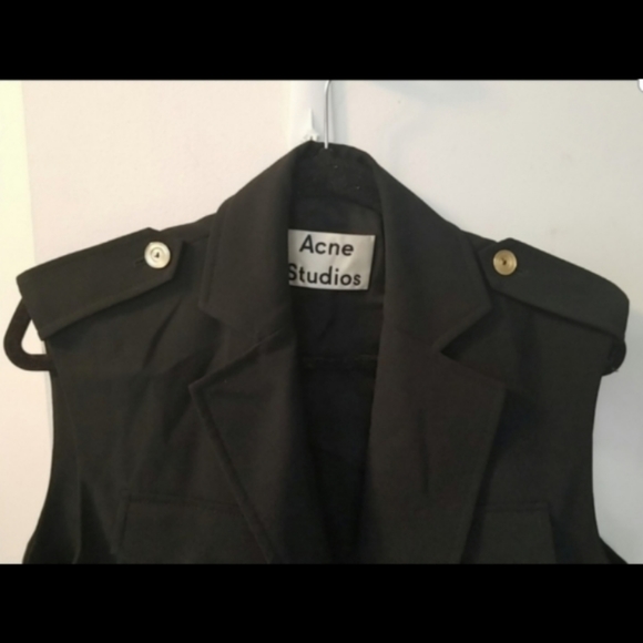 Rare Acne Studios Revel Cargo Vest Size 34 XS - Picture 4 of 12